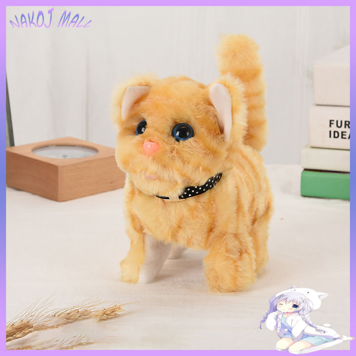 electric-plush-cat-cognitive-ability-interactive-ability-fine-workmanship-barking-walking-electric-cat-plush-toys-for-kids