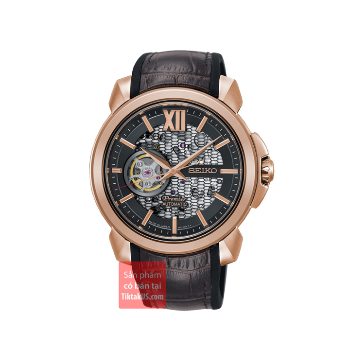 Đồng hồ nam cao cấp Seiko Limited Edition SSA374J1 Premier Automatic Novak  Djokovic 43mm chống nước 100m phiên bản giới hạn kính sapphire 100m |  