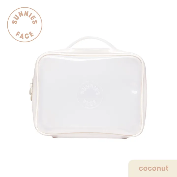 Sunnies Face Weekend Jelly Bag [Makeup Bag] (Coconut) Lazada PH
