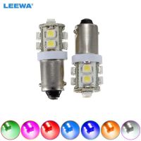 :?》 -- LEEWA 5ชิ้น T4W BA9S W5W 10SMD ไฟ LED ตกแต่งภายในรถยนต์ป้ายทะเบียนรถโคมไฟ LED 7สีขาวสีแดงสีเหลืองน้ำแข็งสีฟ้า # CA1507