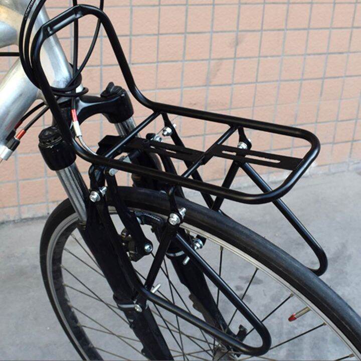 Bicycle Front Pannier Rack MTB Road Bike Cargo Racks Carrier Bag