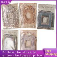 BNLO 150PCS หลากสี สติกเกอร์ติดผนัง กระดาษคราฟท์ สติ๊กเกอร์วินเทจ สติกเกอร์ที่สวยงาม สติ๊กเกอร์ลายลูกไม้ ดีไอวาย