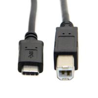 Type C Male Connector To USB 2.0 B Type Male Data Cable Adapter For Cell Phone Printer Hard Disk File Transfer Fast Cable 1m 3ft