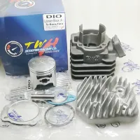 TWh การปรับเปลี่ยน Big Bore กระบอกชุดหัวสำหรับสกู๊ตเตอร์ Honda DIO50 AF17 AF18 AF27 AF28 44มม. 48มม. 50มม. 54มม.