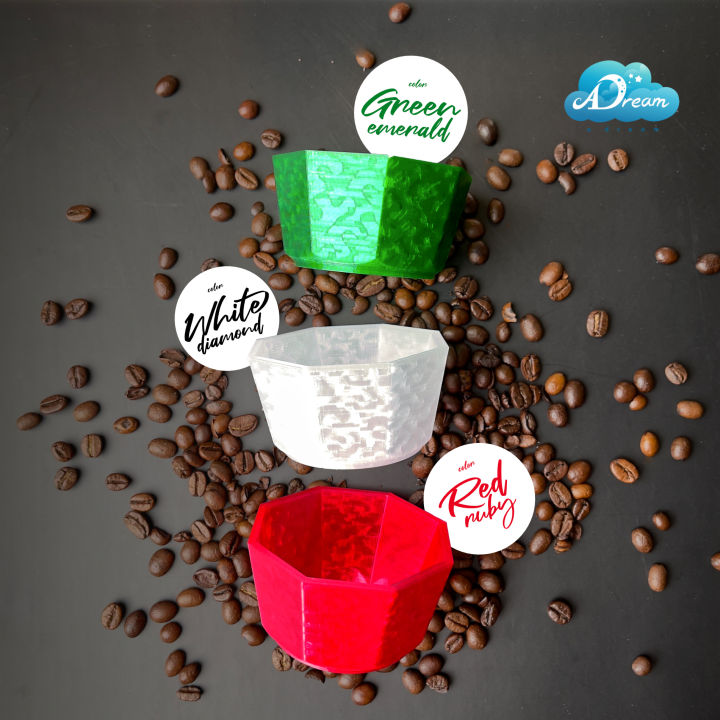 brikka-2-cups-แหวนกรอกกาแฟ-dosing-ring-กรวยกรอกกาแฟ-สำหรับ-mokapot-bialetti-brikka-2-cups