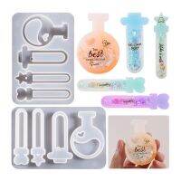 【CW】□﹍  Test Tube Bottle Ornament Quicksand Silicone Epoxy Mold Keychain Pendant Jewelry Crafting Mould for