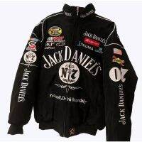 Motorcycle Cycling Jersey f1 Racing Clothing Windproof Full Embroidery Jacket Autumn Winter Cotton-Padded Warm Unisex