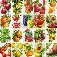 EverShine Diamond Embroidery Fruit Vegetable Landscape DIY Hobby Mosaic Apple Diamond Painting Kitchen Handicraft Home Decor Art