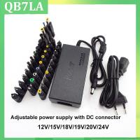 QB7LA Store AC TO DC 12V 15v 16v 18v 19v 24V 20V Adjustable Universal Power supply Charger Adapter 96W DC converter For pc Laptops Eu US AU