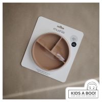 (Mushie Silicone Suction Plate) จาน Silicone ใส่อาหารลูกน้อย แบรนด์ Mushie