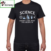 Science DoesnT Care What You Believe In Sarcastic Humor Funny T-Shirt Men Cotton Summer Streetwear Hip Hop T Shirt Men Homme