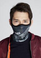 M1 Air Mask โม่งพิเศษรุ่นสวมหู ผ้ายืด 4 ทิศทาง ป้องกันยูวี 98% พิมพ์ลายกราฟฟิก หน้ากากคลุมคอ