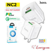 Hoco NC2 หัวชาร์จ Dual Fast Charge ขนาดเล็กแต่จ่ายไฟได้ถึง 20W+QC3.0 Lovezycom