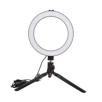 Dimmable Led Lighting Photographic Studio Selfie Ring Light 3200K-5500K with Camera Photo with Usb Cable and Mini Tripod