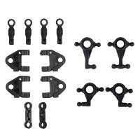 14Pcs Swing Arm Rear Upper Rod Steering Cup Set for Wltoys 284131 K969 K979 K989 K999 P929 1/28 RC Car Spare Parts