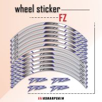 Suitable For Yamaha FZ 1 FZ-6 fz 07 09 17 Inches Motorcycle Refitting Waterproof Reflective Wheel Hub Sticker Personality Decal