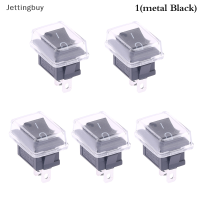 Jettingbuy】แฟลชเซล2Pin สวิตช์มินิปุ่มกด5ชิ้นพร้อมฝากันน้ำปิดสวิตช์โยก