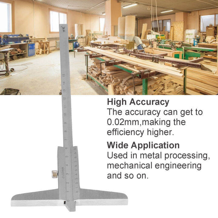 ความลึก-vernier-caliper-เกจวัดโลหะ-0-02-มม-ความแม่นยำสูงไมโครมิเตอร์เครื่องมือวัด