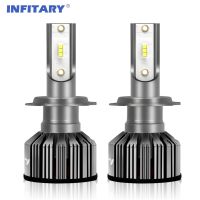 Infitary H7 LED H4 Lamps For Car Headlights Bulbs H1 H3 H8 H9 H11 H13 9004 9005 9006 9007 6500K 12V Auto Fog Headlamps Lights