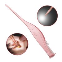 LED Flashlight Ear Wax Cleaner Picker Visual Earpick Stainless Steel Ear Nose Navel Clean Tweezers Tool Earwax Removal Care