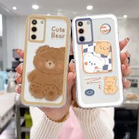 [On1ine 3C Digital} เคส Tpu แบบนิ่ม Samsung A12 A32 A13 A13LITE A23 A52 A03 A51 A03S A52S A20S M01S M02S A30S A207F A10S A50 J7 A02S A20 A50S A30 A025 M10S M40S A10 f02S 11 12 13 7 8 6 Plus คนรักหมีน่ารักตัวปกป้องกล้องถ่ายรูปเต็ม