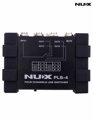 NUX-PLS-4 Four-Channel Line Switcher ตัวสวิทช์เลือกช่องสัญญาณ แบบ 4 ช่อง