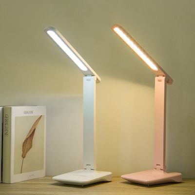 LED Desk Lamp USB Charging Night Light Rechargeable Touch Switch 9W Table Lamps Indoor Lighting For Eye Protection Study Work