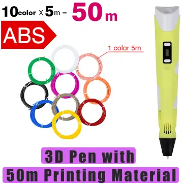 DEWANG 3D Printing Pen 3D Drawing Pen PLA/ABS Filament 3D Printer