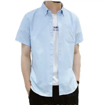 Buy Freego Mens Woven Printed Oxford Short Sleeve Polo 2024 Online