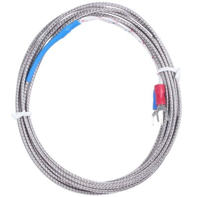 9mm x 5mm Probe Ring K Type Thermocouple Temperature Sensor 2M 6.6Ft