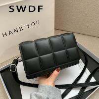 ZZOOI SWDF New 2023 Spring New Trend Wild Shoulder Bag Fashion Plaid Bag Women Ladies Design Messenger Small Square Bag Luxury Handbag