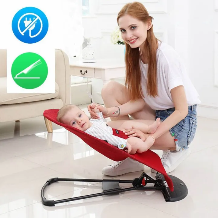 Baby rocking chair soothe your baby to sleep cradle bed safe coax Baby