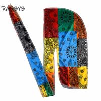 【CC】☍❀☼  Fashion Men Silk Durag Printing Silky Durags Bandanas for Straps Headwear Scarf Cap Headwrap