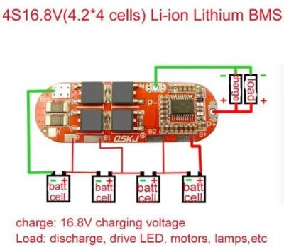 Bms 1S 2S 10a 3S 4S 5S 25a โมดูลแผงวงจรป้องกันลิเธียมลิโพ Li-Ion Pcb Pcm 18650 Lipo Bms ที่ชาร์จ