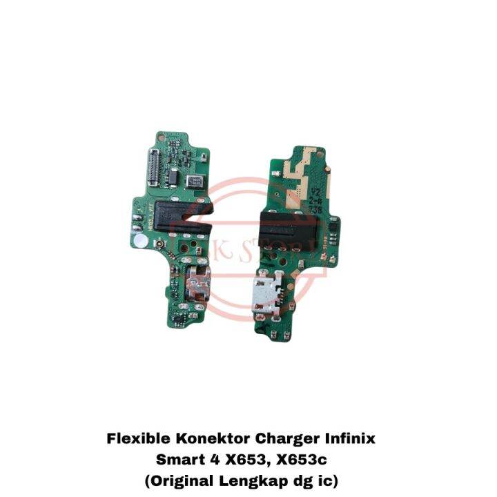 X653 Infinix Ringer Box INFINIX SMART 4 X653 X653C PAPAN KONEKTOR FLEXIBLE CHARGER CON CAS PCB ...