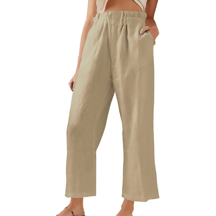 cotton-and-linen-casual-pants-women-solid-color-pleated-pocket-pants-ladies-cotton-slacks-ladies-home-wear-clothes-2023-new