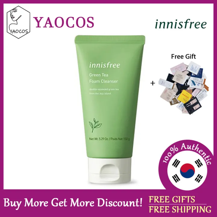 [innisfree] Green Tea Foam Cleanser 150g Lazada