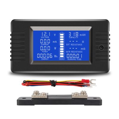 PZEM015 Digital DC 0-200V Voltage Current with Shunt Car Battery Tester Voltage Meter Monitor 12V 24V 48V