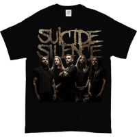 ใหม่ SUICIDE SILENCE DEATHCORE BAND ใหม่ เสื้อยืดสีดำ 2023