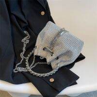 Dawang Bag Sense กระเป๋า Rhinestone หรูหราเบาๆกระเป๋าถือแวววาว 2023 กระเป๋าสะพายข้างแบบใหม่ -