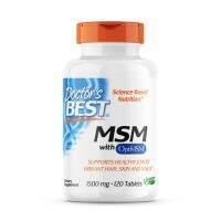 ลายที่ดีที่สุดของแพทย์ MSM พร้อม OptiMSM, 1,500 Mg,120เม็ด