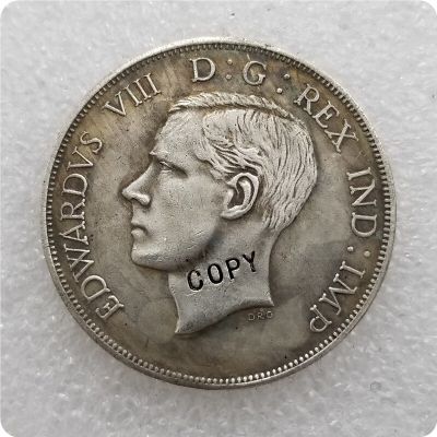 เหรียญเลียนแบบเหรียญเหรียญที่ระลึกสำหรับสะสมเหรียญอังกฤษ1937เหรียญ