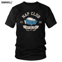 Nap Club Snorlax Tshirt Men Stylish Cotton T Shirts Funny Anime Tshirt Classic Tees