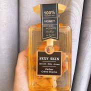 Sữa Tắm Nước Hoa Pháp Sexy Skin 600ml - Honey Vàng