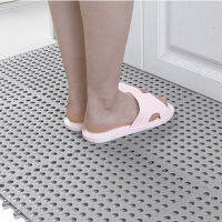 1 Pc Kitchen Bathroom Mat PVC Bath Mat Safety Non-slip DIY Stitching Impermeable Drain Feet Pad Shower Floor Rug Bath Mat