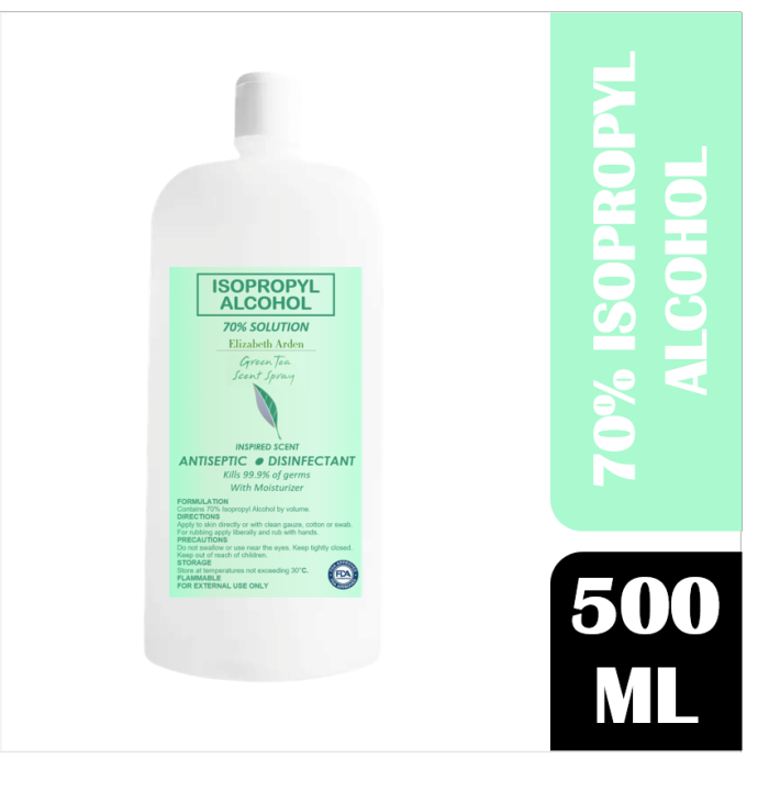 GREEN TEA 500ML 70 ISOPROPYL ALCOHOL WITH MOISTURIZER Lazada PH green-tea-500ml-70-isopropyl-alcohol-with-moisturizer-lazada-ph