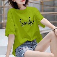 พร้อมส่ง เสื้อยืดสีพื้น เสื้อยืดแขนสั้น เสื้อยืดแขนสั้นคอกลม เสื้อผ้าผู้หญิง เสื้อยืดผู้หญิง เสื้อยืดแฟชั่น เสื้อยืดแขนสั้น#024