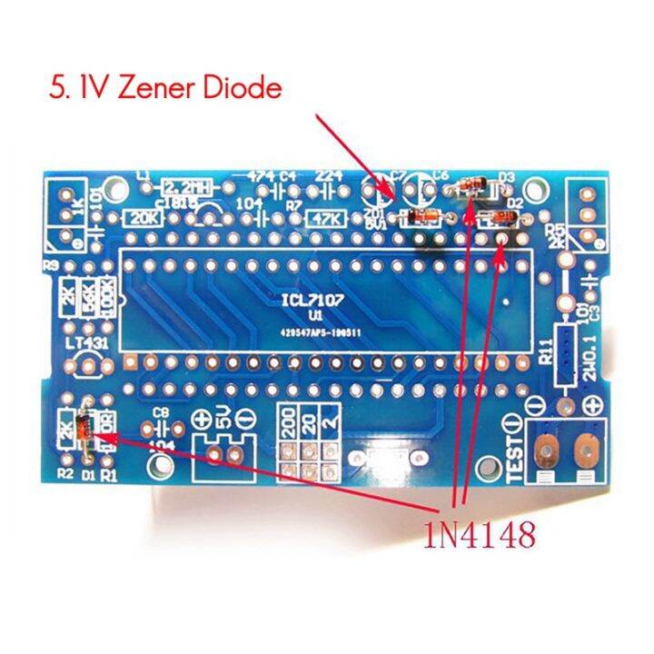 2x-voltmeter-diy-kit-parts-icl7107-meter-head-digital-voltmeter