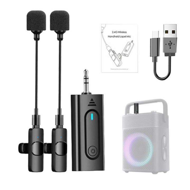 portable-wireless-lavalier-microphone-system-2-4g-lapel-mic-headset-mic-with-led-display-wireless-lavalier-microphones-amp-systems-for-voice-amplifier-recording-vlog-tour-guides-effective