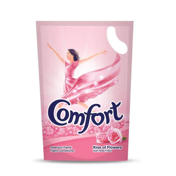 Comfort Dilute Fabric Softener Refill Kiss of Flowers 1.8L Lazada